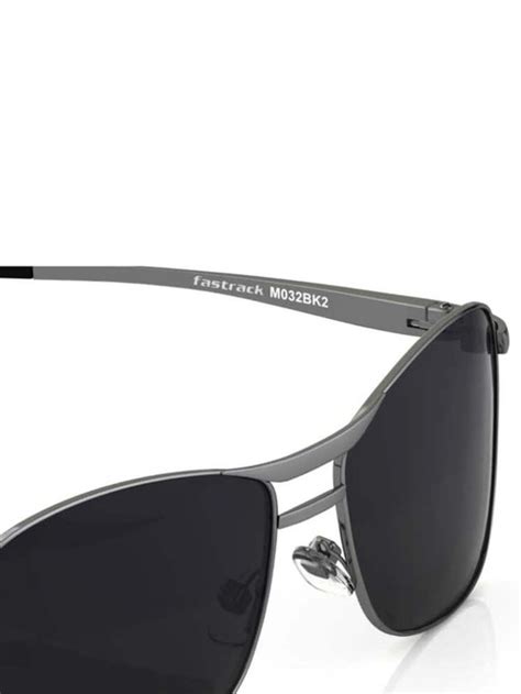 fastrack men square sunglasses black.